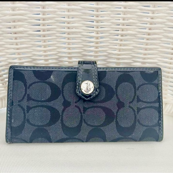 Coach Card Folder Wallet Unisex - Picture 1 of 4